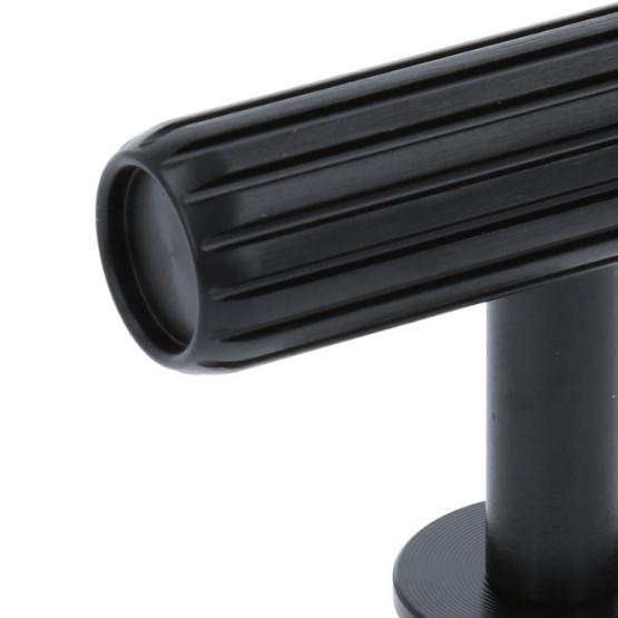 T-knop groeven 55 mm zwart