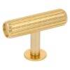 T-knop groeven 55 mm oud goud
