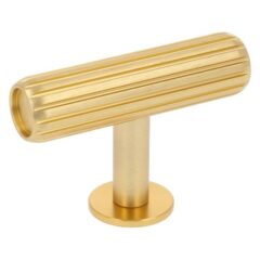 T-knop groeven 55 mm oud goud
