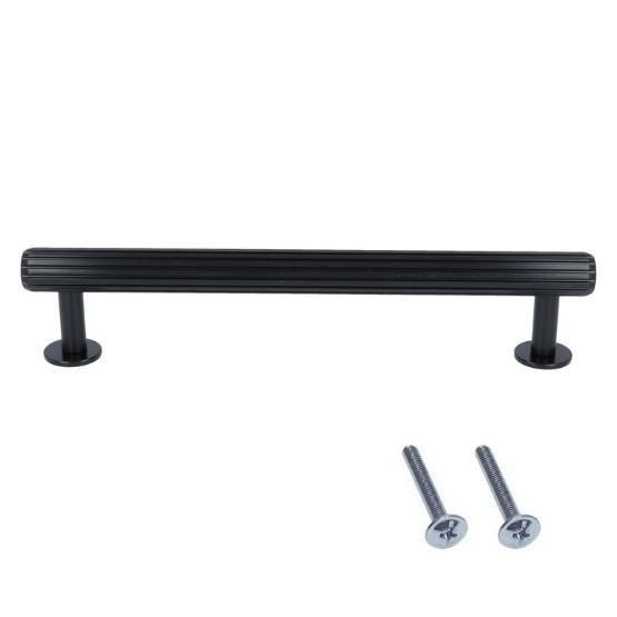 Meubelgreep groeven 160 mm zwart
