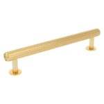 Meubelgreep groeven 160 mm oud goud