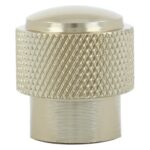 Knop geribbeld 20 mm goud