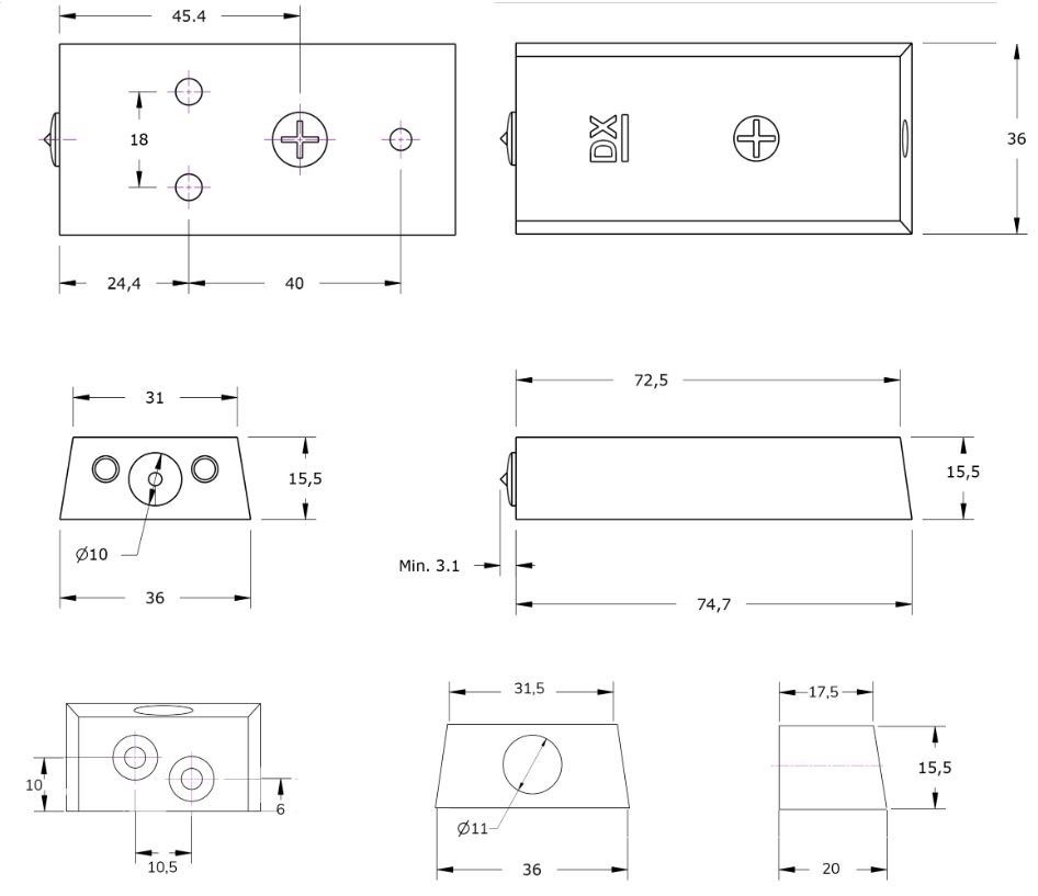 Opleg raamslot Nr. 5701 wit