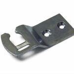 Sluithaak naar binnen rechts voor verstelbare kierstandhouder zilvergrijs