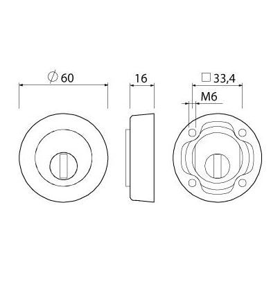 SKG3 Veiligheidsrozet oplegslot kerntrekbeveiliging F1 alu