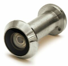 Deurspion 200 ° voor deurdikte 35-55 messing verchroomd