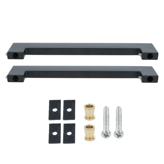 Deurgreep Amadeus dubbel 250mm mat zwart