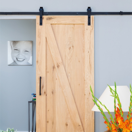 Deurgreep Amadeus dubbel 250mm mat zwart