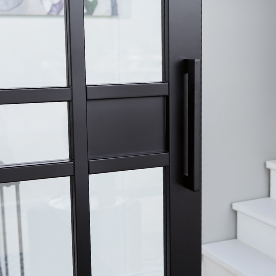 Deurgreep Amadeus dubbel 250mm mat zwart