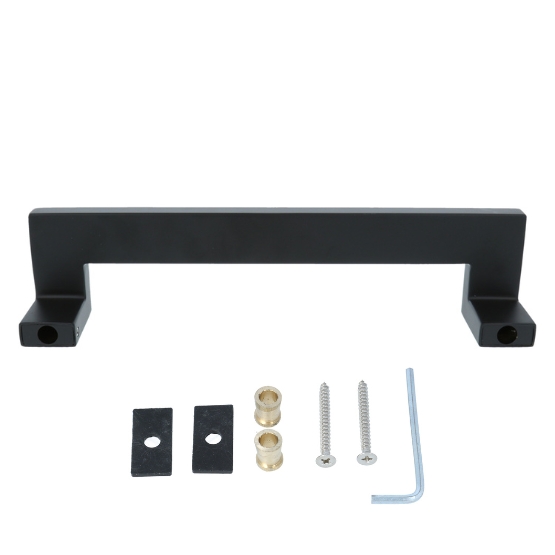 Deurgreep Aerina enkel 250mm mat zwart