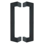 Deurgreep Aerina dubbel 250mm mat zwart