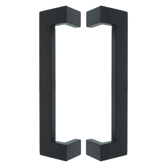 Deurgreep Aerina dubbel 250mm mat zwart