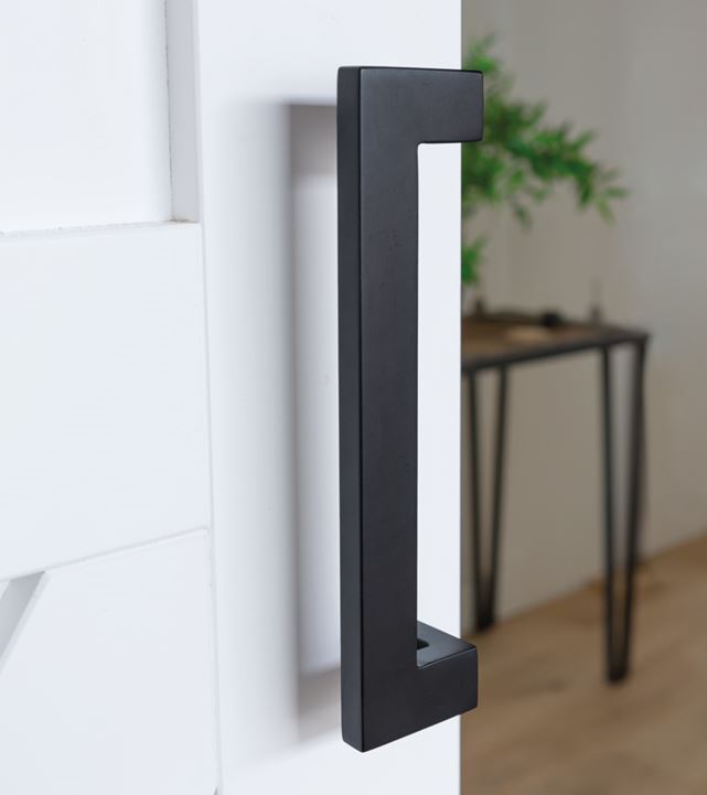 Deurgreep Aerina enkel 250mm mat zwart