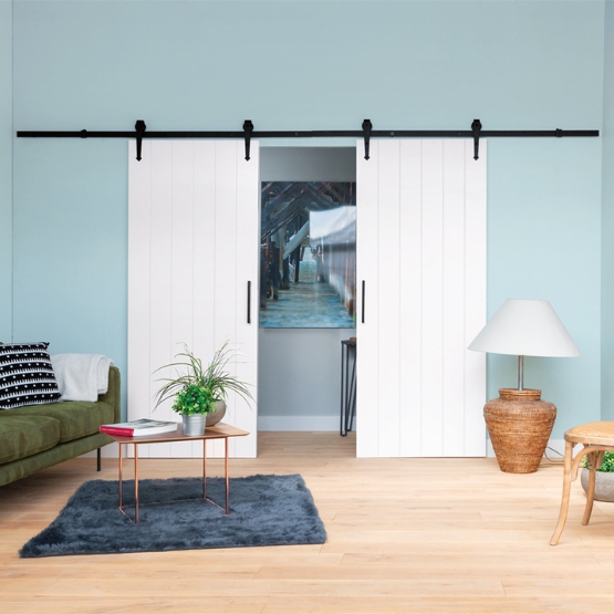 Deurgreep Amadeus enkel 250mm mat zwart