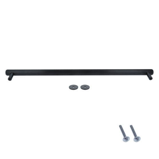 Meubelgreep groeven 480 mm zwart