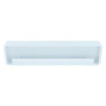 Infreesgreep 174x46x11 mm mat wit