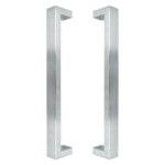 Set deurgrepen recht 315x30 HoH 300 mm rvs