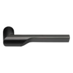 Deurkruk RIVIO by Gensler GL101-ZR zonder rozet pvd mat zwart