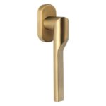 Draaikiepgarnituur RIVIO by Gensler GL101-DK-O links pvd mat goud