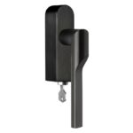 Draaikiepgarnituur RIVIO by Gensler GL101-DKLOCK-O links pvd mat zwart