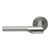 Enkele deurkruk RIVIO by Gensler GL101-G op rozet links mat rvs