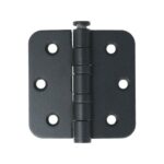 Kogellagerscharnier 76x76 mm Zwart