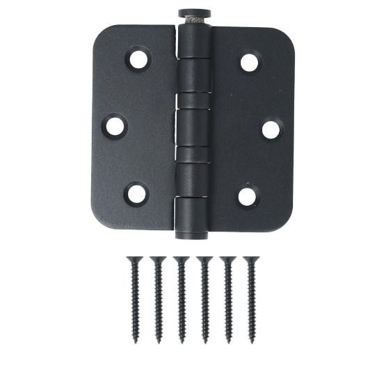 Kogellagerscharnier 76x76 mm Zwart