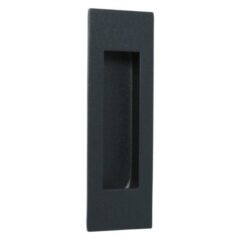 Schuifdeurkom Rechthoek 120x40mm RVS/Zwart