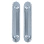 Schuifdeurgreep 150x35mm chroom 2 stuks