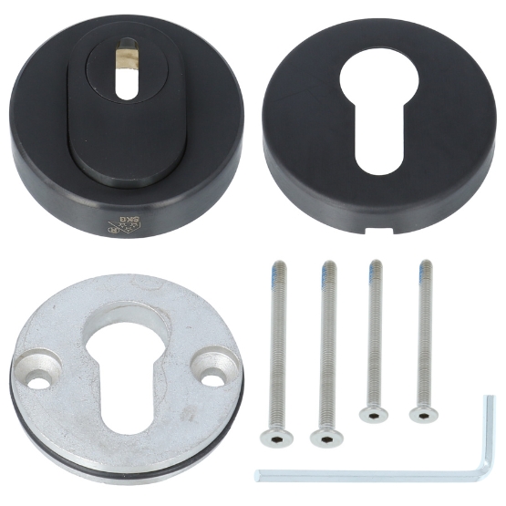 SKG3 Veiligheid-Rozet Met Kerntrekbeveiliging PVD Gunmetal