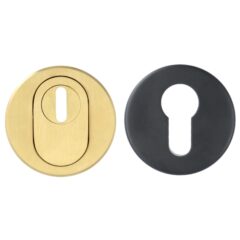 Veiligheid-Rozet Met Kerntrekbeveiliging Buiten Goud/Binnen Zwart