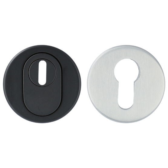 Veiligheid-Rozet Met Kerntrekbeveiliging Buiten Zwart/Binnen RVS