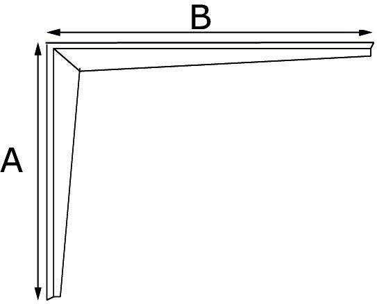 Plankdrager zwaar 200x250 mm vuurverzinkt