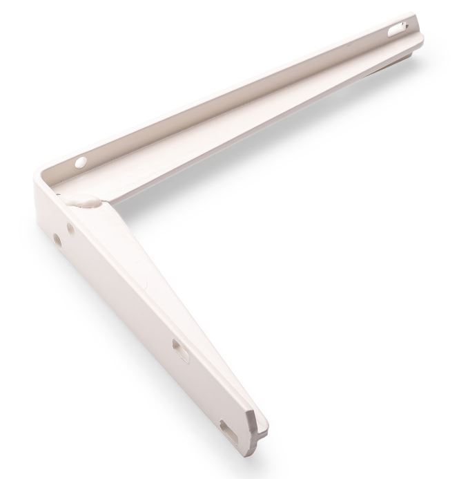 Plankdrager zwaar 250x300 mm wit