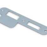 RVS sluitplaat ronde hoeken t.b.v. verstelbare sluitkom PC55