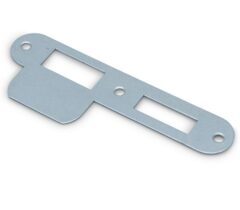 RVS sluitplaat ronde hoeken t.b.v. verstelbare sluitkom PC55