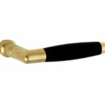 Deurkruk Ton ebben messing antiek