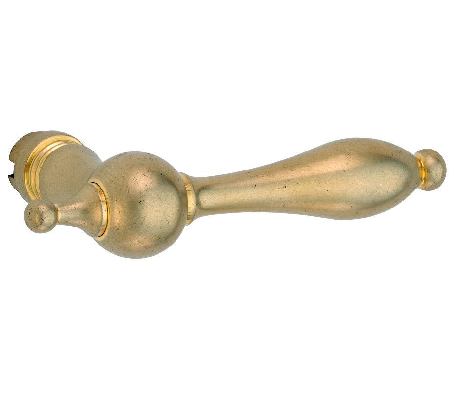 Deurkruk Barock messing antiek