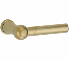 Deurkruk Chemin de Fer 100mm messing antiek