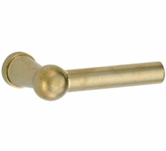 Deurkruk Chemin de Fer 85mm messing antiek