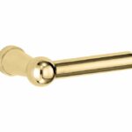 Deurkruk Chemin de Fer 85mm messing ongelakt