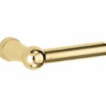 Deurkruk Chemin de Fer 100mm messing ongelakt