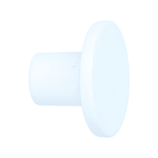 Knop Zamac 26 mm wit