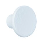 Knop Zamac 26 mm wit