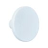 Knop Zamac 41 mm wit