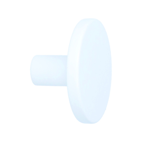 Knop Zamac 41 mm wit