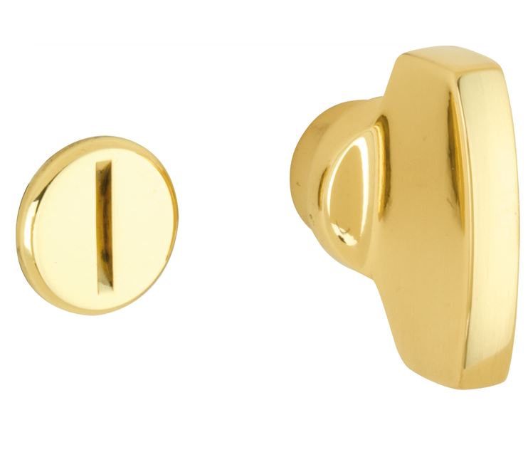 WC olive 5-8 mm Piatto messing ongelakt