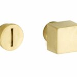 WC olive 5-8 mm Bauhaus messing ongelakt