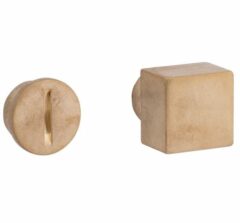 WC olive 5-8 mm Bauhaus messing antiek