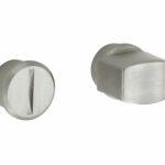 WC olive 5-8 mm Dual mat nikkel ongelakt